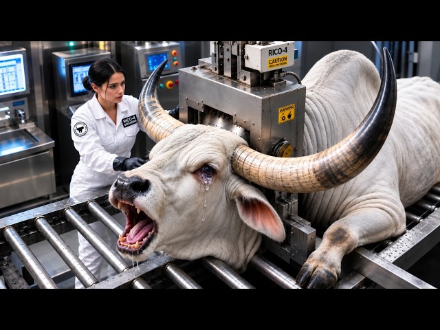 Inside the White Brahman Bull Horn Factory. | How Luxury Leather Ties & Accessories Are Made