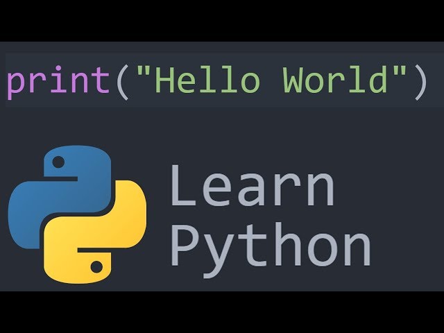 Hello World Python Programming Tutorial