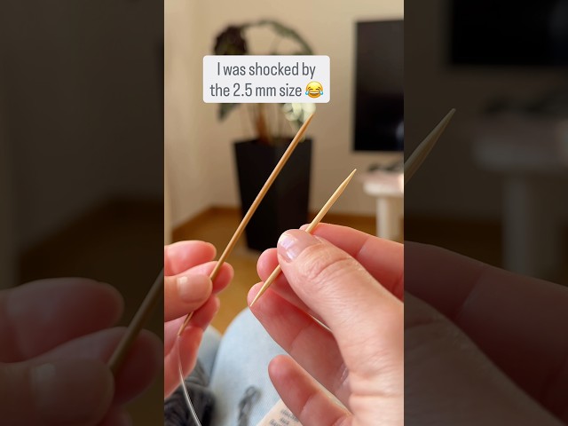 I always knit in the round with a smaller needle in my left hand. The stitches slip far more easily.