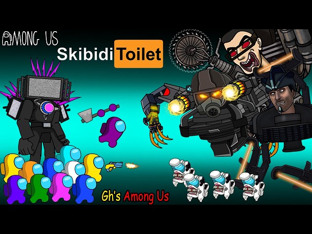 어몽어스 Mini Crewmate VS SKIBIDI TOILET ALL STAR | FUNNY AMONG US ANIMATION