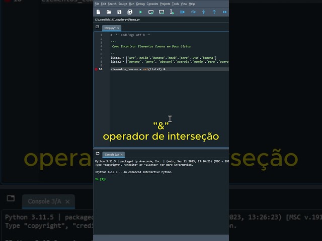 🐍 Dica de Python - Detectar elementos em comum entre listas