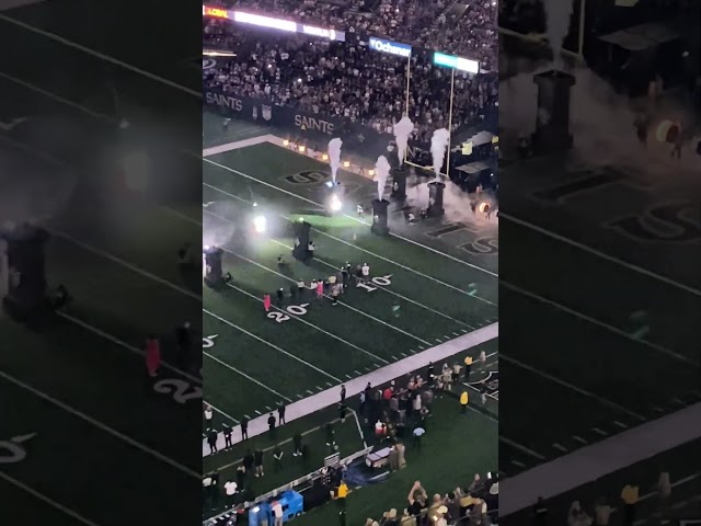 Alvin Kamara, Chris Olave and Tyler Shough get the loudest cheers during the Saints intros