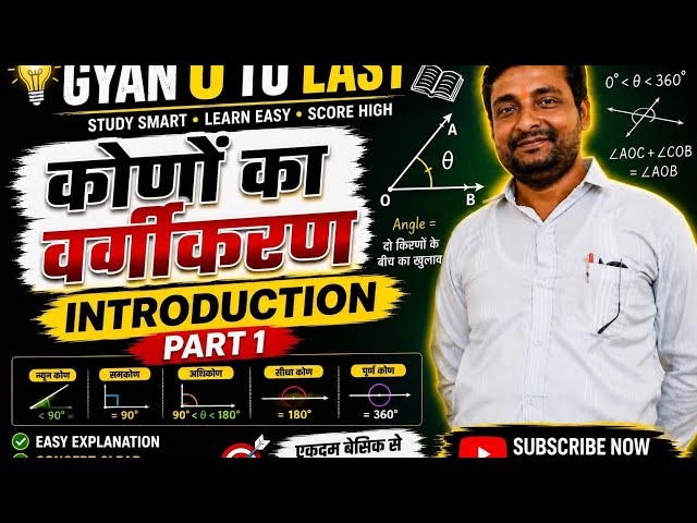 कोणों के प्रकार types of angle #study#education #viral