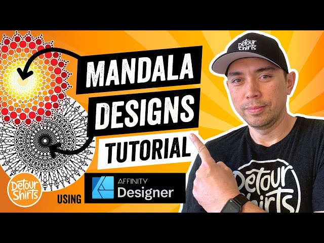 Mandala Art Step by Step Tutorial in Affinity Designer | How to Draw Mandala Lines & Mandala Dotted