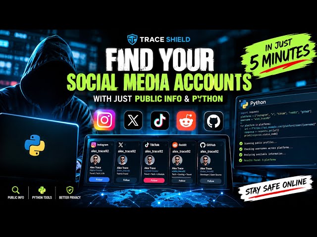 How Hackers Find Your Social Media Accounts in 5 Minutes Using Python