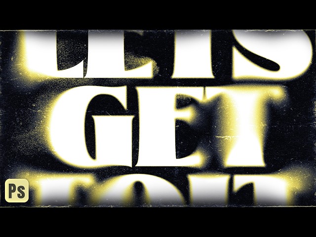 Dissolving Text Effect - Photoshop Tutorial