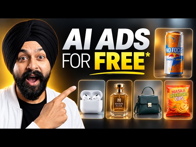 Create AI Ads for FREE* 🤯 Turn Any Product Into a Video Ad 🔥 Google Flow CODES #ai #aivideo