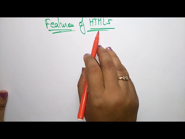 HTML5 tutorial | Features | HTML | Lec-03 | Bhanu Priya