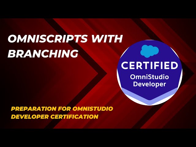 OmniScripts with Branching | Challenges 1 to 4