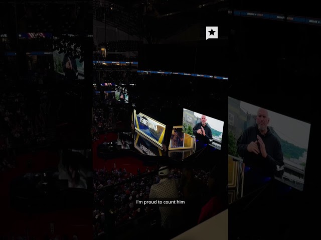 Democratic Sen. John Fetterman made a surprise video appearance at the GOP convention in Dallas