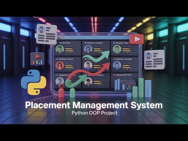 🎓 Placement Management System Using Python | OOP Project | Student & College Project