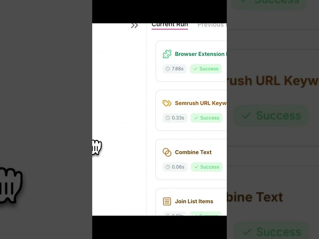 One-click competitor analysis