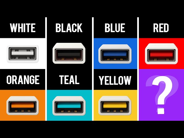 USB Port Colors Explained — What Each One REALLY Means