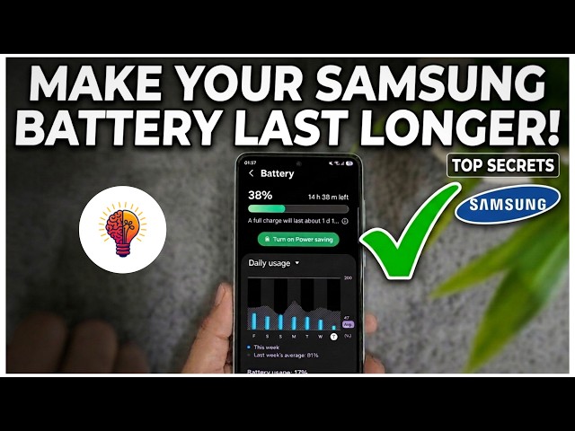 Make Your Samsung Galaxy Battery Last Longer | Easy Battery Tips