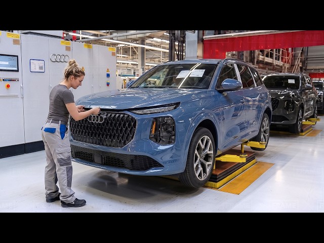 How They Produce the Most Advanced Audi Q7 Ever Made – Production Line