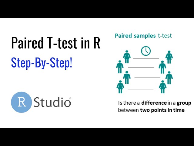 Paired (Matched) T-test in R