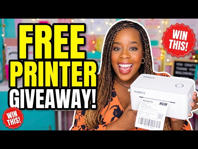 It's Giveaway Time! Win a MUNBYN Printer!