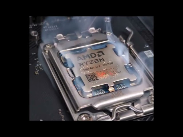 AMD Ryzen cpu melt down - no thermal paste #amd #ryzen