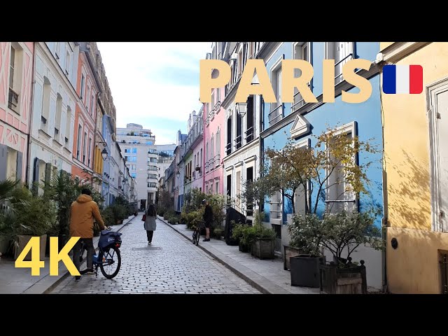 Paris, France - walking tour to discover hidden gems in Paris  - Paris 4K