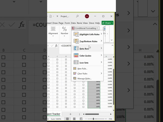 📊 Create a Dynamic Project Tracker in Excel! 🚀