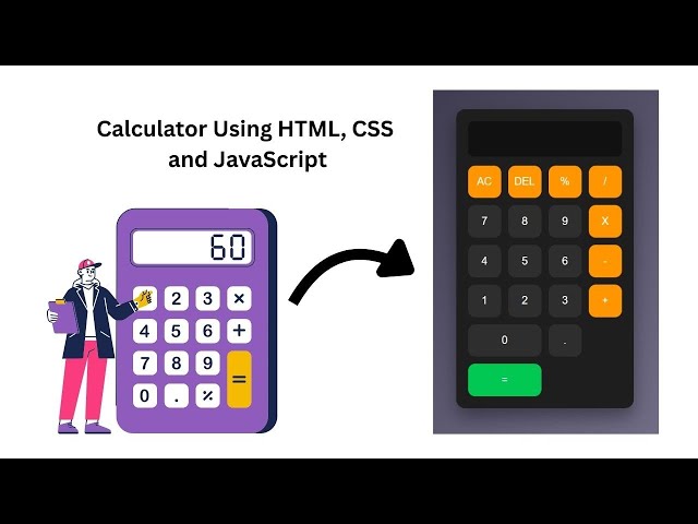 Build a Functional Calculator using HTML, CSS & JavaScript | Beginner Friendly