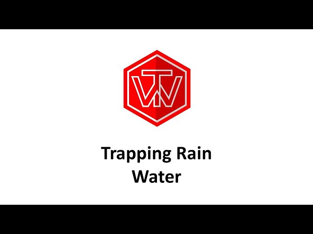Trapping Rain Water | LeetCode 42 | Coding Interview Tutorial