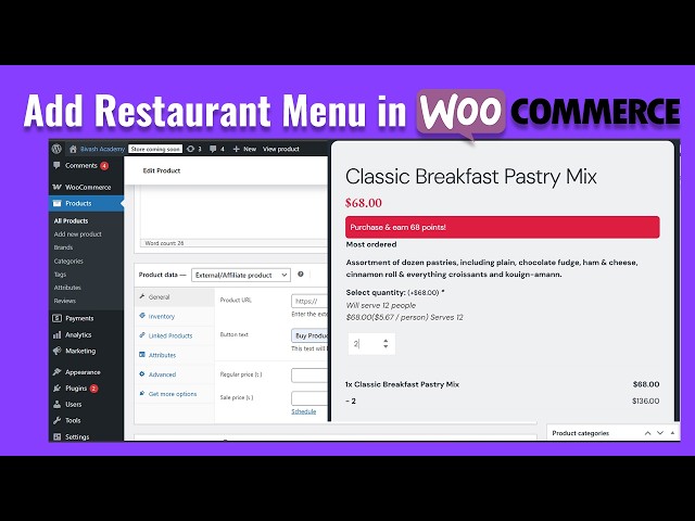 How to add Restaurant Menu to WordPress Website (2026) ll WooCommerce Store ll Bivash Academy