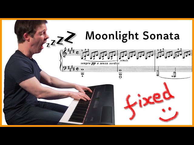 When you REFUSE to play Moonlight Sonata as written!