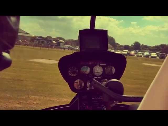 Helicopter flight in Manchester Eccles