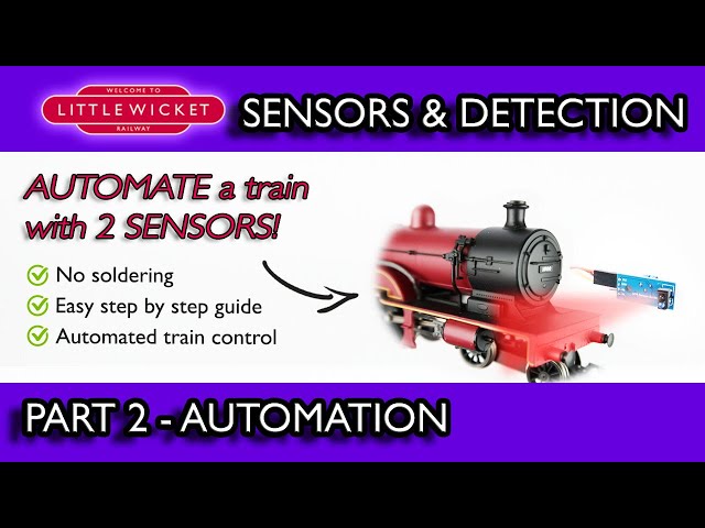 Model Railway Sensors & Detection Part 2 - Train Detection and Automation with IR Sensors