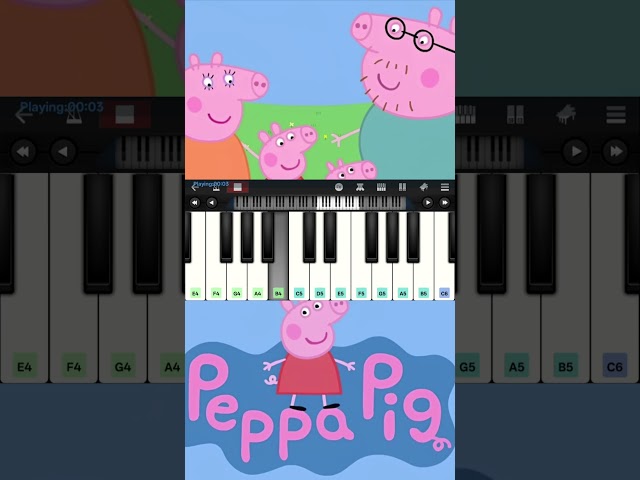 Peppa Pig | Easy Piano Tutorial
