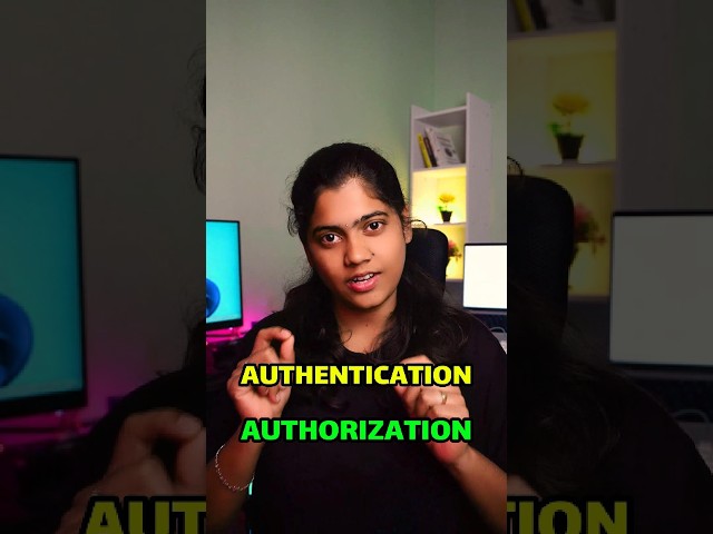 Authentication vs Authorization 🔐 | What's the Difference? Explained Simply #shorts