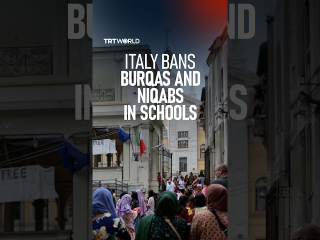 Italy introduces school ban on burqas and niqabs