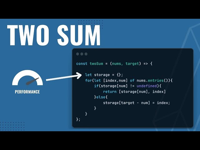How to Solve Two Sum with Hash Table in JavaScript | LeetCode Challenge