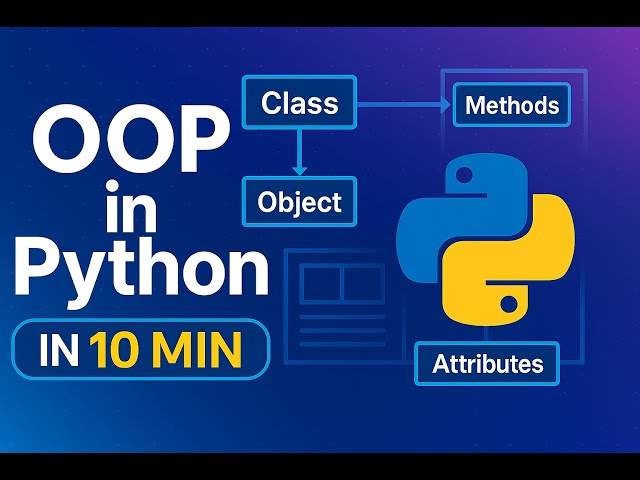 Object Oriented Programming (OOP) in Python in 10 Minutes! 🔥