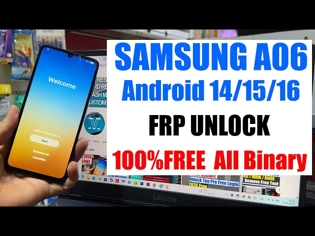 Samsung A06 FRP Bypass 2026, Remove Google Account | Samsung A06 FRP Unlock Android 14/15/16