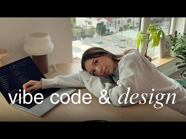 Vibe code with me ♡ Build an App with 0 Coding Experience (Cozy Vlog)
