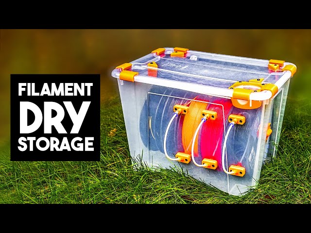 Making a DRY BOX for 3D Filament to Protect it from Humidity