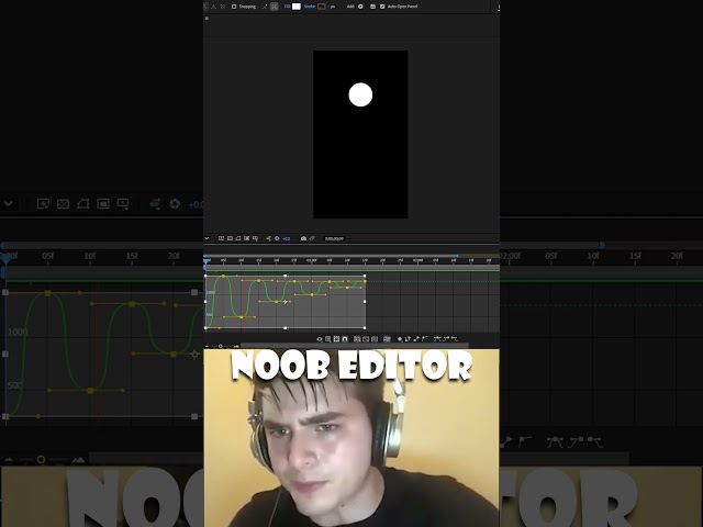 Noob vs Pro Ball Animation in After Effects – Realistic Bounce vs Basic Drop!