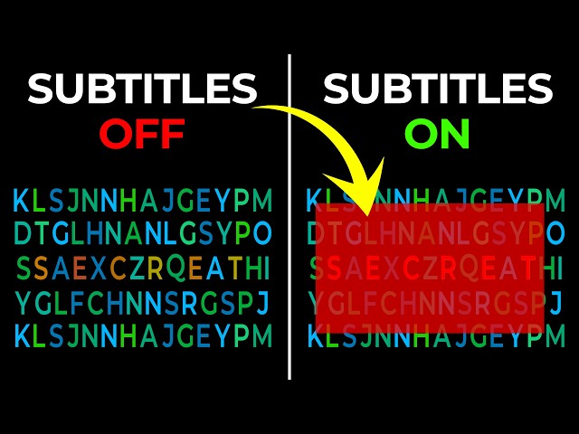 Turn On Subtitles to Reveal the Hidden Message