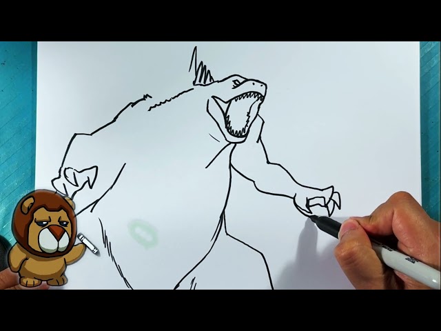 Can You Draw Godzilla Minus Zero? (Full Body Tutorial)