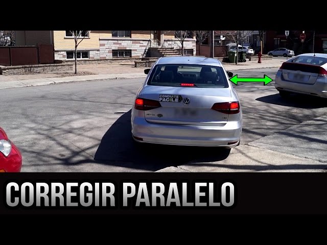 Estacionamiento en paralelo - Como corregirse