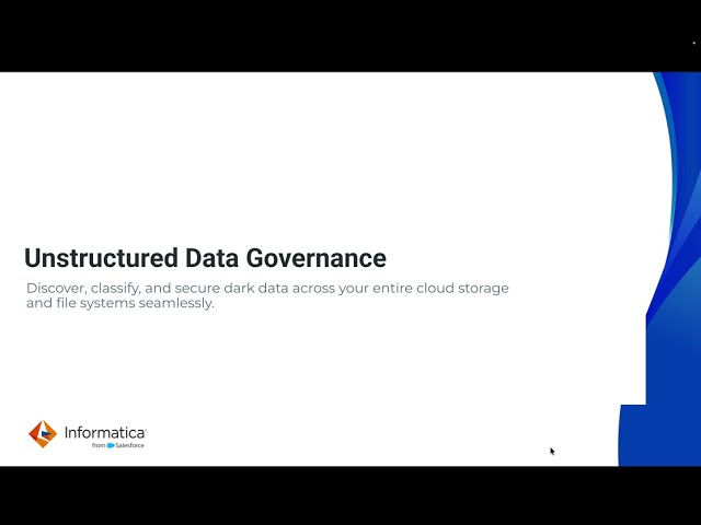 AI-Powered Document Classification: Governing Unstructured Data in CDGC