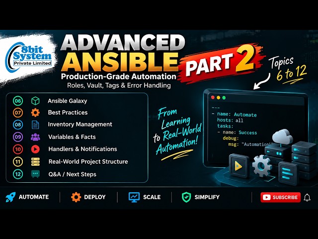 Advanced Ansible | Part 2 | Ansible Galaxy & Production Best Practices | DevOps