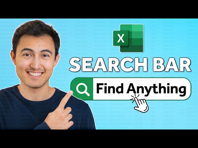 Make an Advanced Search Bar in Excel