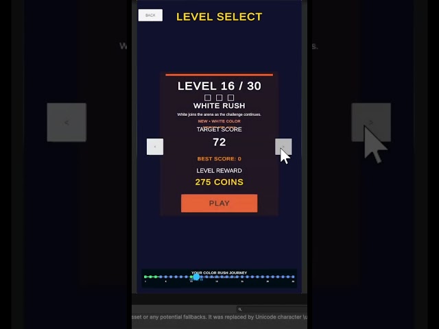 LEVEL 11 Is Now HIGHLIGHTED! 🔥 | Unity 6 #Shorts