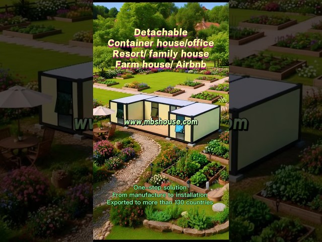 Build  your dream prefab container house with our prefab system—faster and more affordable