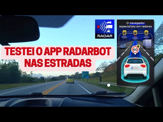 RADARBOT SPEED CAMERA DETECTOR ON THE ROAD - I TESTED IT ON A TRIP TO THE NORTHEAST FROM SÃO PAUL...