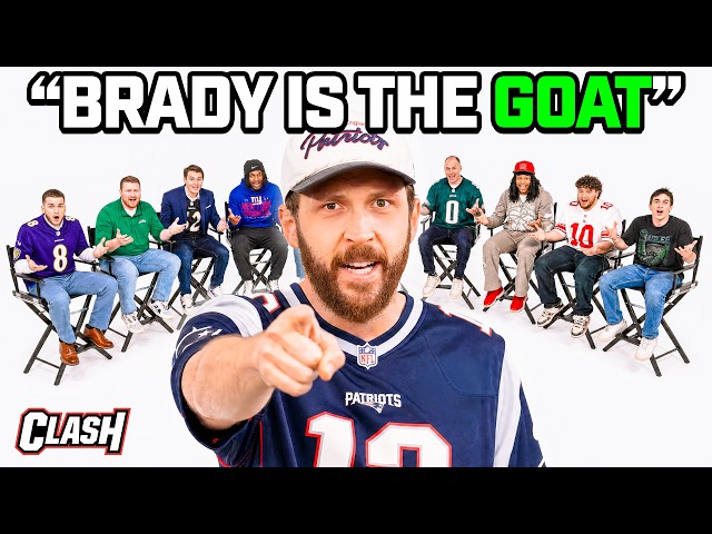 1 Tom Brady Fan VS 10 Brady Haters!