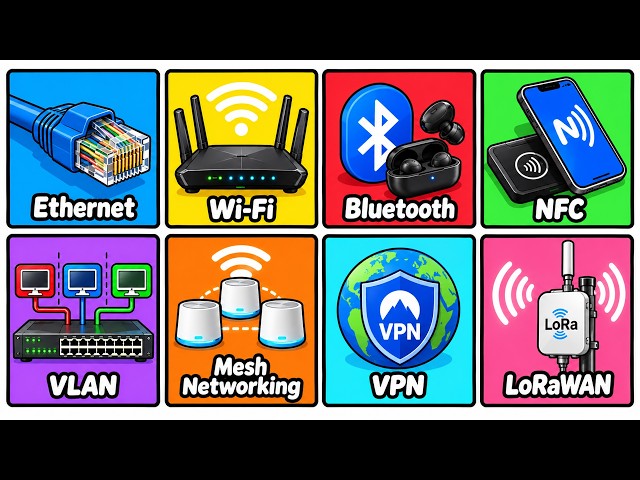 Every Networking Technology Explained In 13 Minutes!